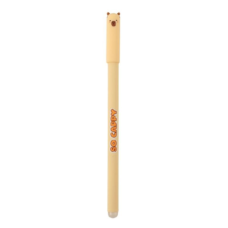 BALPEN 1st, Erasable Pen With Cap,  Capybara, bruin, dop
