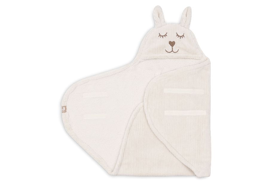 Wikkeldeken Jollein Bunny | Cloudy Rib oatmeal