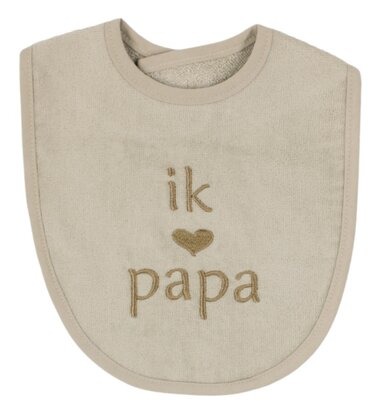 Slabbetje PetitVillain Ik hou van papa