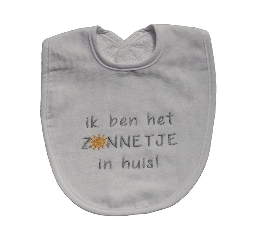 Slabbetje PetitVillain Ik ben het zonnetje in huis !