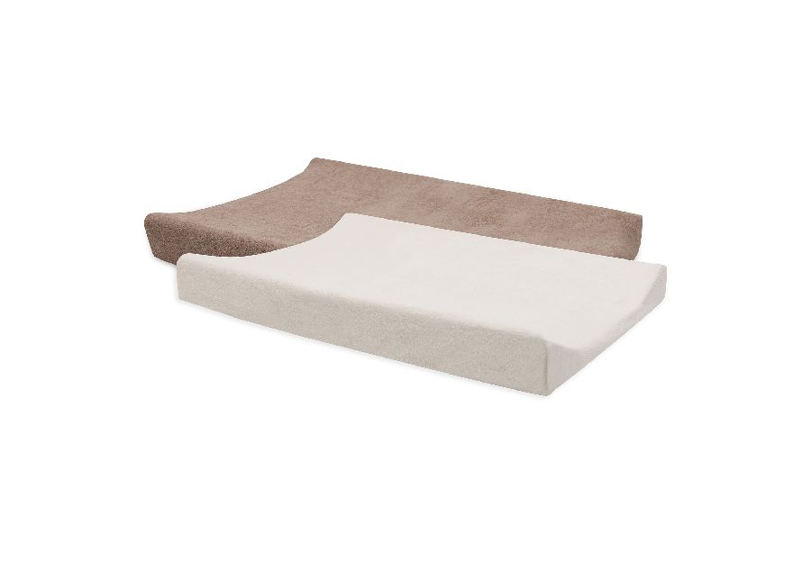 Waskussen hoes Jollein | Terry milky coffee/Terry ivory