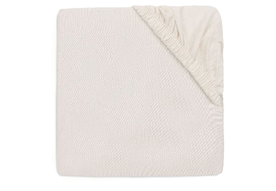 Jollein jersey hoeslaken boxmatras 75x95 cm Biscuit