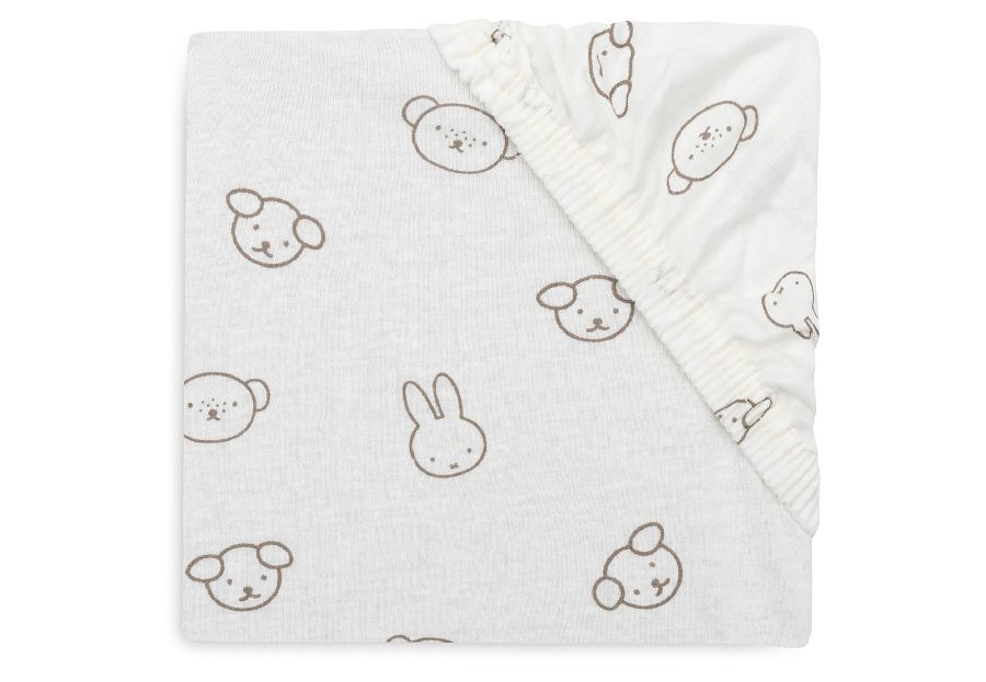 Hoeslaken Jollein, geschikt voor babybed 70x140/babybed 70x150/babybed 75x150 | Miffy and Friends