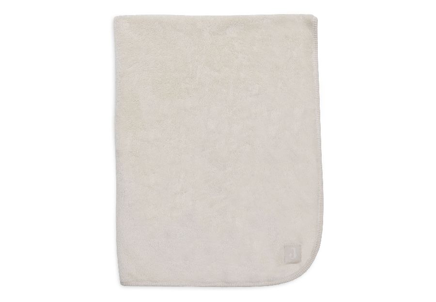 Deken Jollein, geschikt voor wieg/draagmand/park | Basic Jersey/Sherpa oatmeal