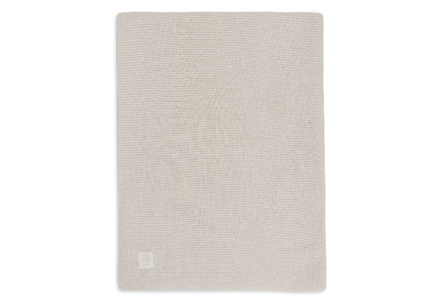 Deken Jollein, geschikt voor babybed 60x120/babybed 70x140 | Basic Knit oatmeal