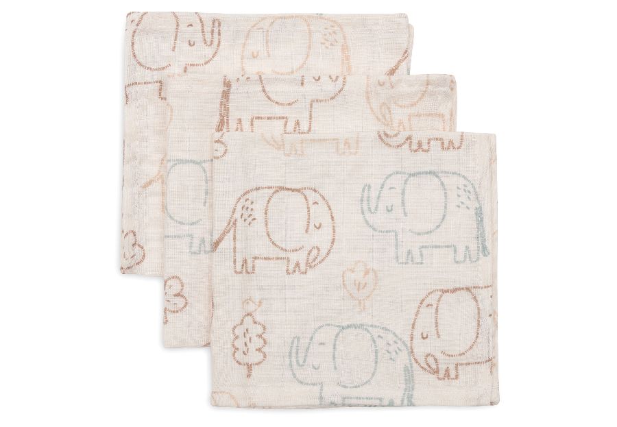 Monddoek Jollein | Elephant Tales
