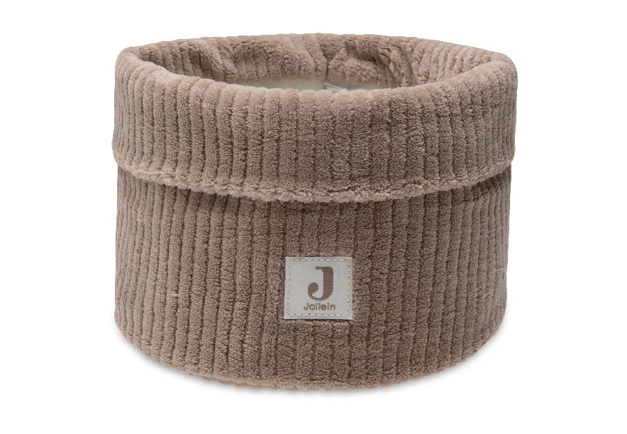 Mand voor was- en verzorgingstafels Jollein | Cloudy Rib milky coffee