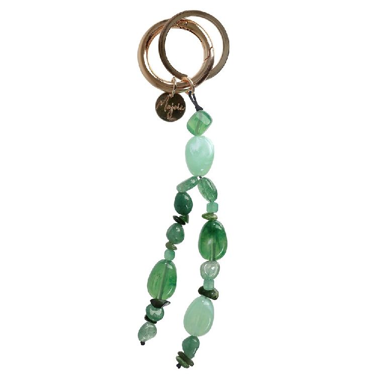 SLEUTELHANGER Majoie, parels, grun, groen, 1 stuk(s)