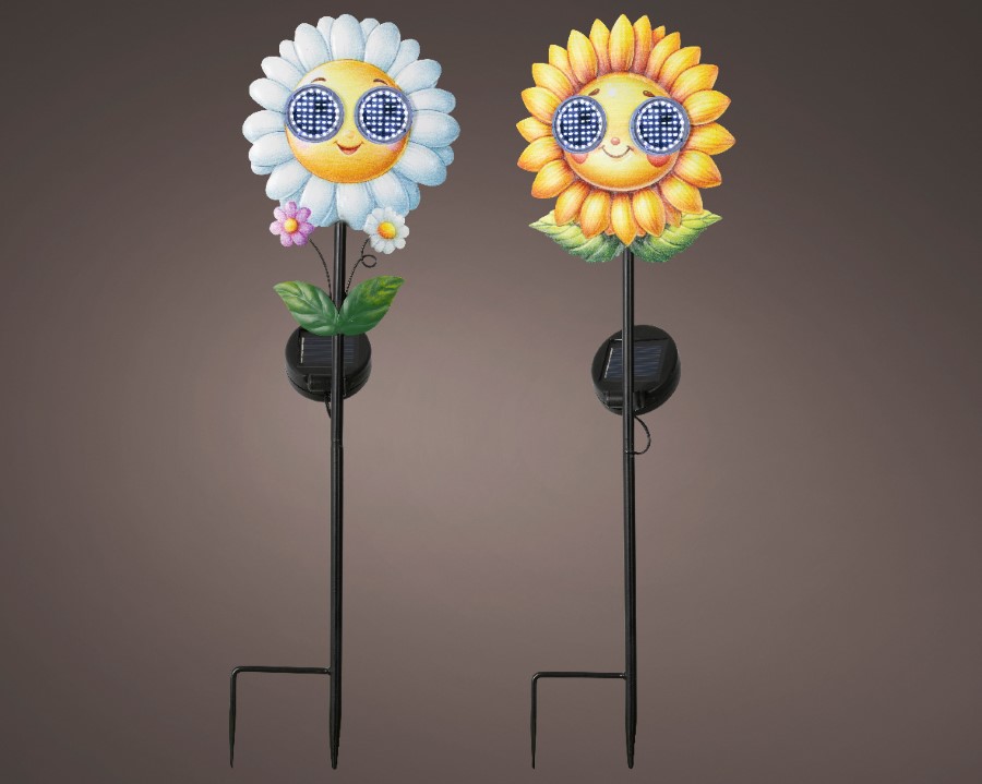Verlichting Lumineo, bloem, L 10.5 x B 14 x H 78 cm