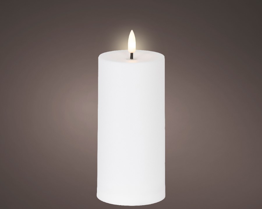 Verlichting Lumineo, kaars, D 7 x H 15 cm