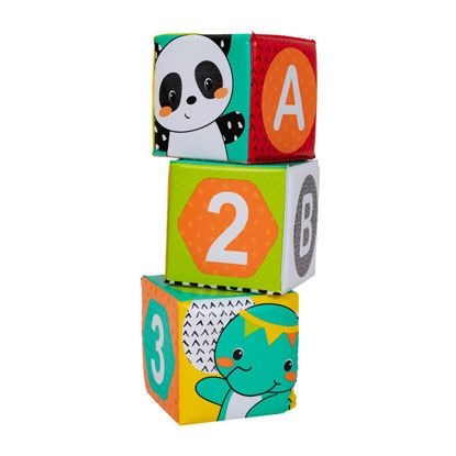 Badspelletje Infantino Colors & numbers bath blocks