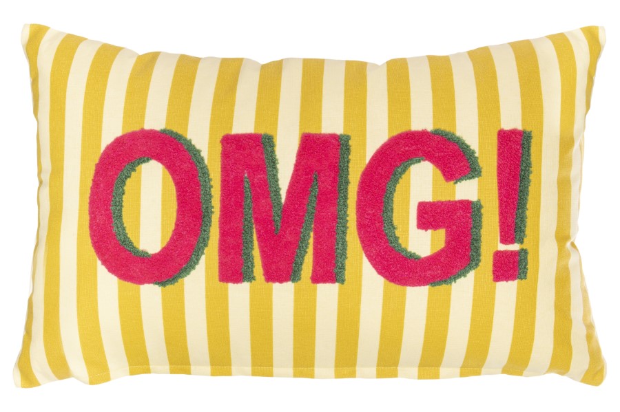Sierkussen Cosy & Trendy Home Decoration OMG!, kussen met vaste sloop