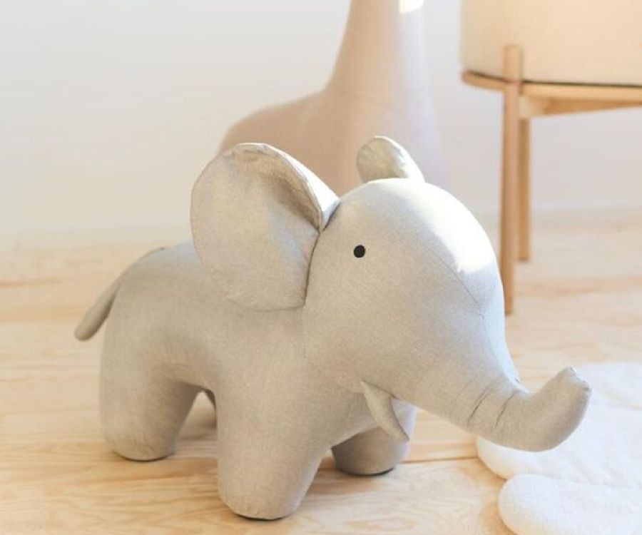 Figuur Childhome Olifant | Linnen grey
