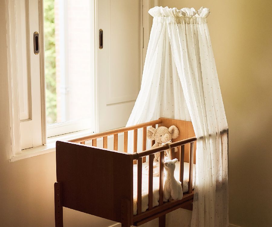 Hemel Jollein Sluier, geschikt voor wieg/park/babybed | Leafs/Leafy Dreams