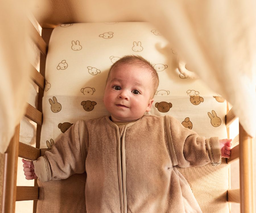 Donsovertrek Jollein, geschikt voor babybed 60x120/babybed 70x140 | Miffy and Friends