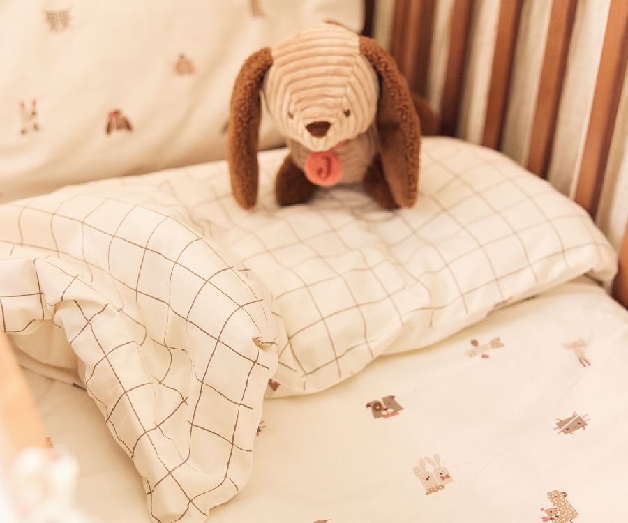 Donsovertrek Jollein, geschikt voor babybed 60x120/babybed 70x140 | Animal Friends
