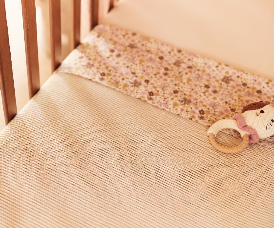 Laken Jollein, geschikt voor babybed 60x120/babybed 70x140 | Flower Fairies