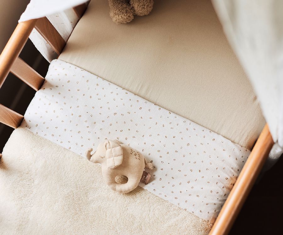 Laken Jollein, geschikt voor babybed 60x120/babybed 70x140 | Leafy Dreams