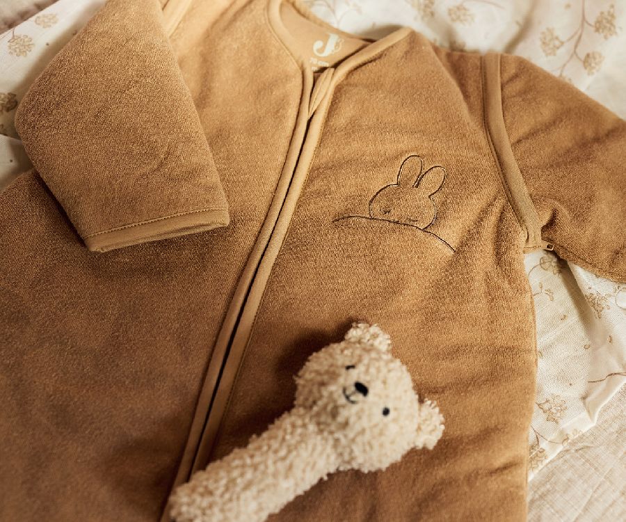 Slaapzak Jollein, 9/12 maanden, 3.5 TOG | Sleepy Miffy Terry biscuit