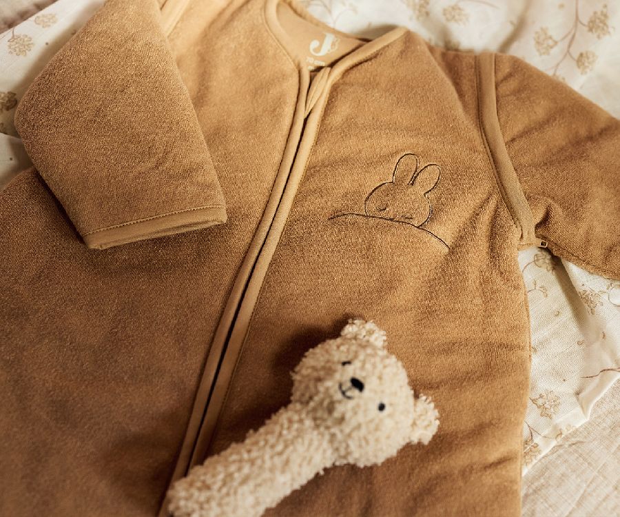 Slaapzak Jollein, 3/6 maanden, 3.5 TOG | Sleepy Miffy Terry biscuit