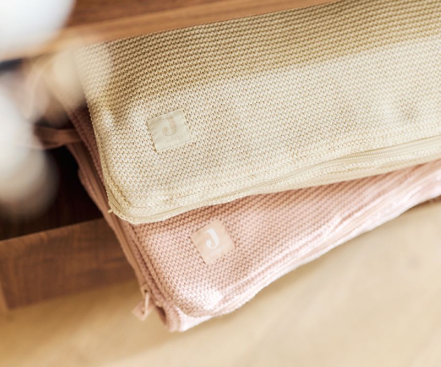 Voetenzak Jollein, geschikt voor autostoel groep 0+ | Basic Knit wild rose