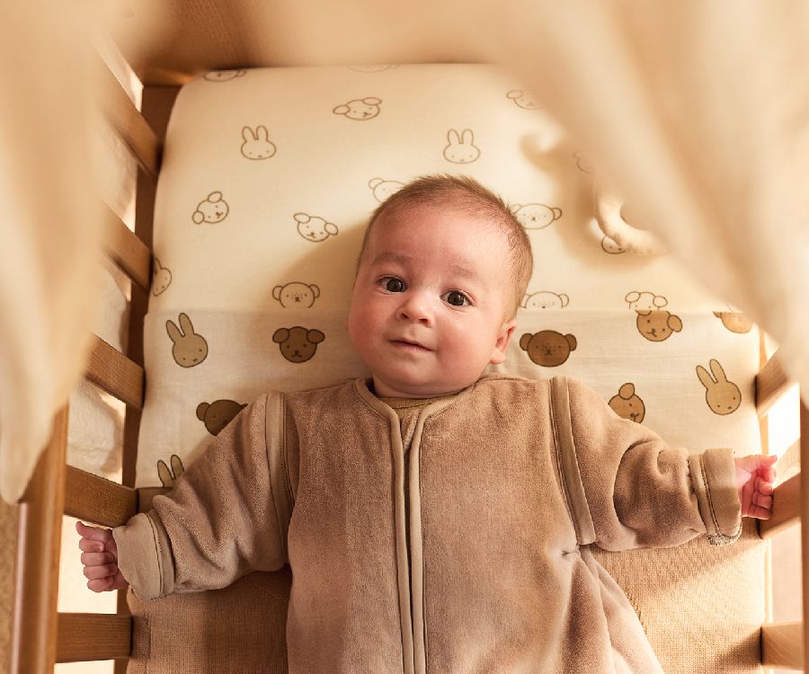 Hoeslaken Jollein, geschikt voor babybed 60x120 | Miffy and Friends