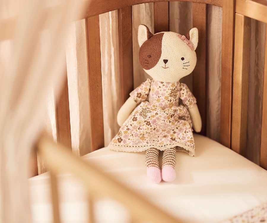 Hoeslaken Jollein, geschikt voor babybed 70x140/babybed 70x150/babybed 75x150 | Oatmeal
