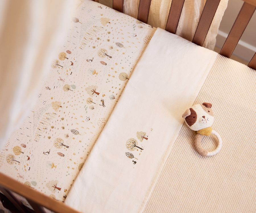 Hoeslaken Jollein, geschikt voor babybed 70x140/babybed 70x150/babybed 75x150 | Tiny Park