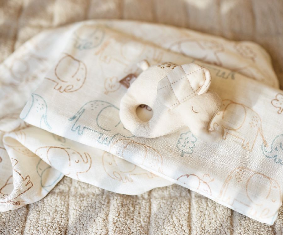 Tetra doek Jollein Small | Elephant Tales