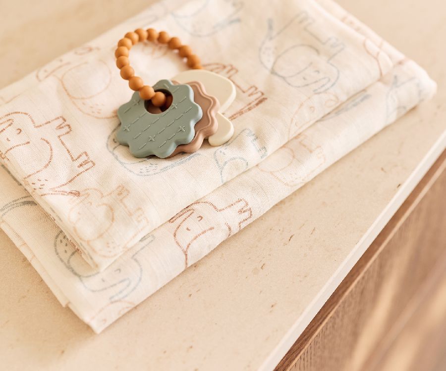 Tetra doek Jollein Large | Elephant Tales