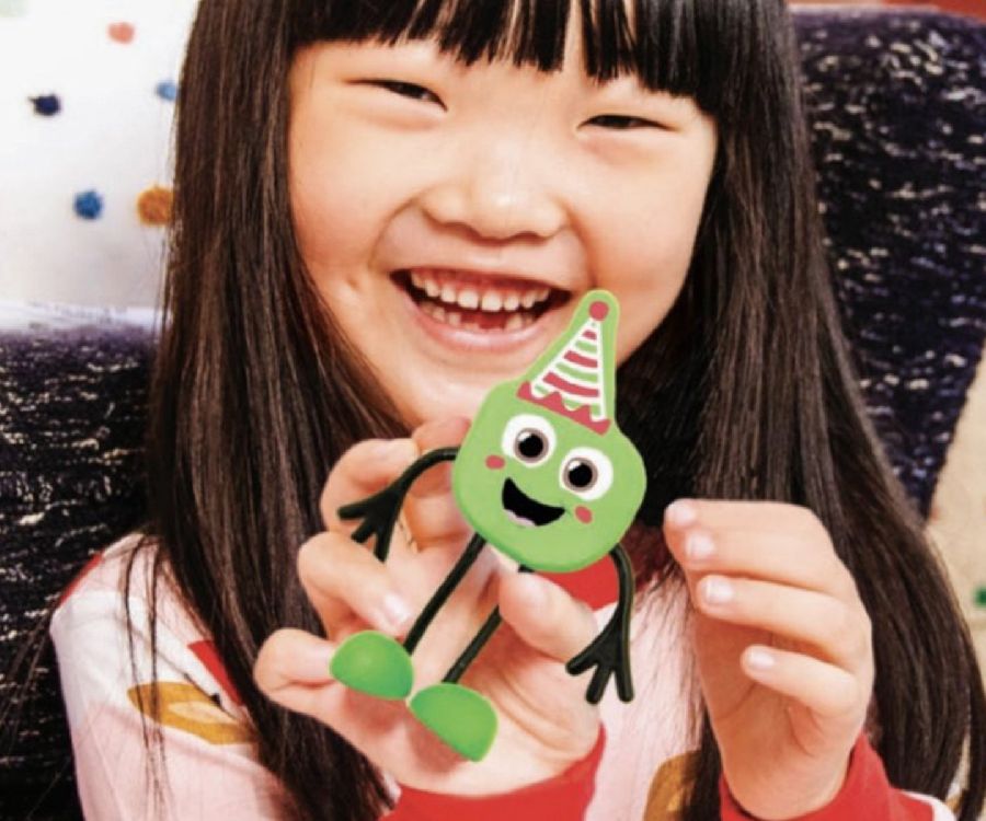 Lichtgevend badspeelgoed Glo Pals X-MAS | Light Up Cubes Characters