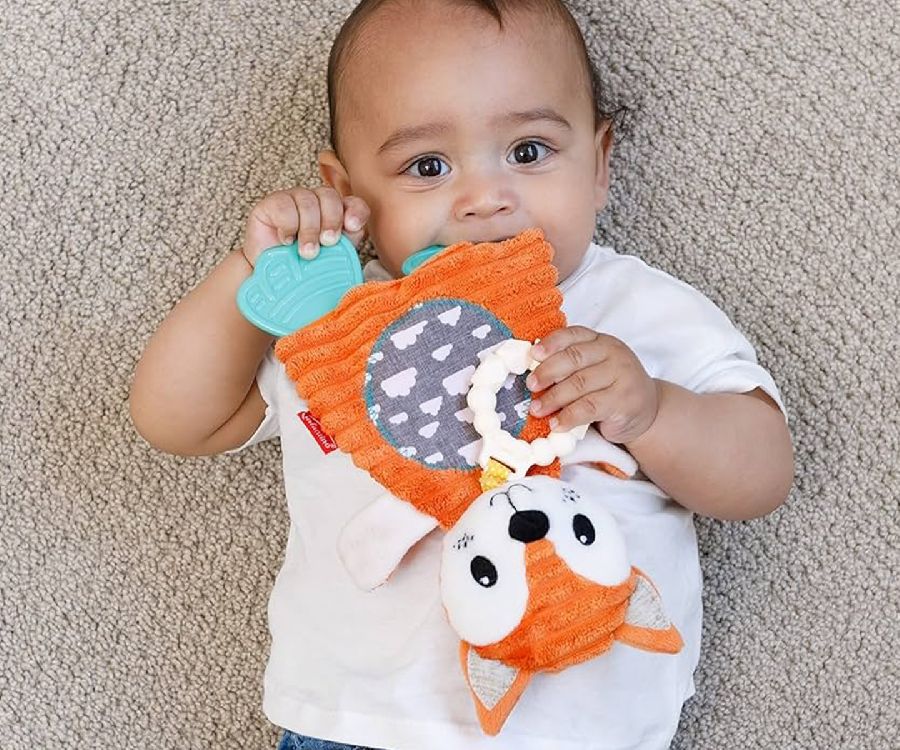 Knuffeldoek Infantino, Cuddly teether