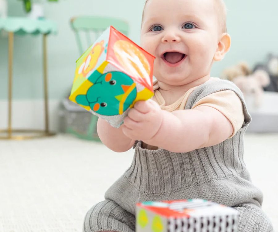 Badspelletje Infantino Colors & numbers bath blocks