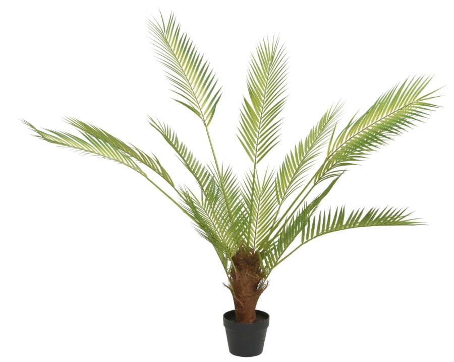 PLANT palmboom, dia 80 x H 120 cm, groen, plastic, in pot, 1 stuk(s)