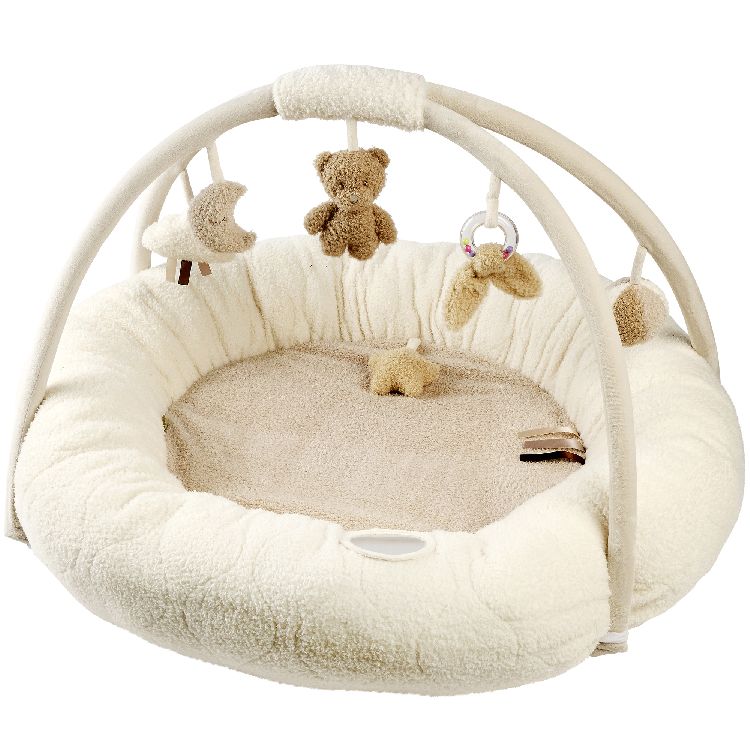 Speeltapijt met speelboog Nattou Stuffed playmat with arches | Teddy