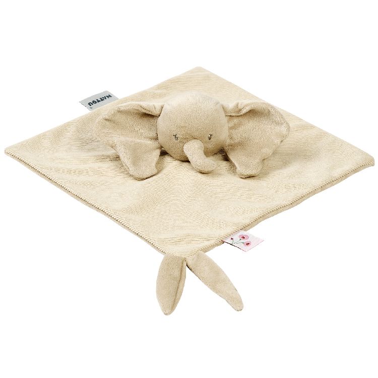 Knuffeldoek/fopspeendoekje Nattou, Doudou Elephant | FanFan