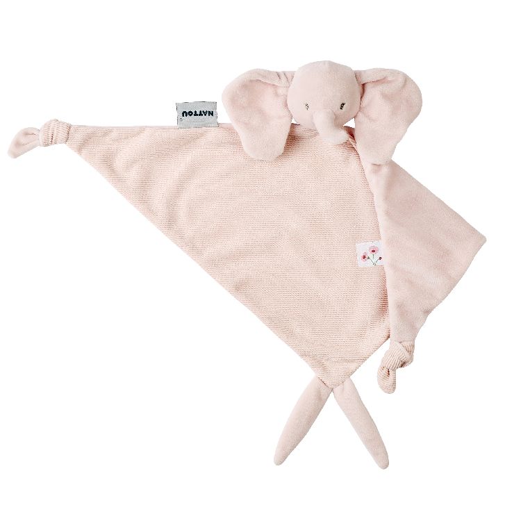 Knuffeldoek/fopspeendoekje Nattou, Maxi Doudou Elephant | FanFan
