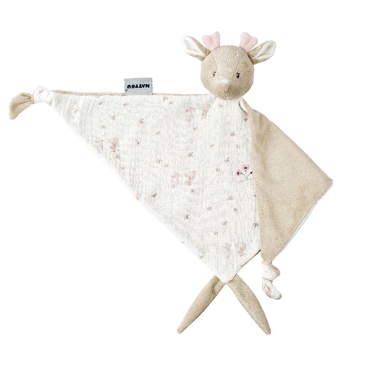 Knuffeldoek/fopspeendoekje Nattou, Maxi Doudou Doe | FanFan