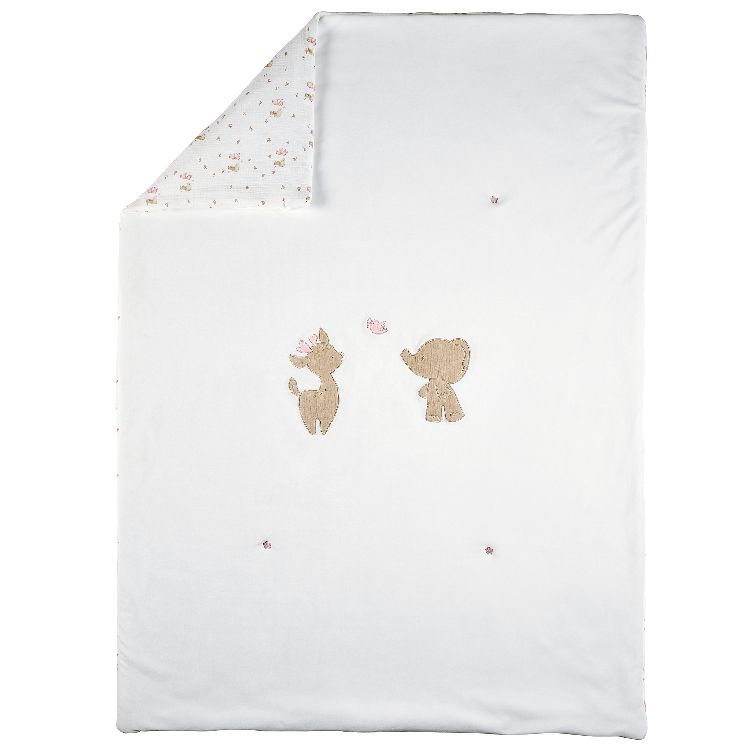 Deken Nattou Big Plaid, geschikt voor babybed 60x120/babybed 70x140 | FanFan