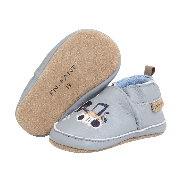 Schoenen ENFANT Leather Shoe Applique, parkschoentjes