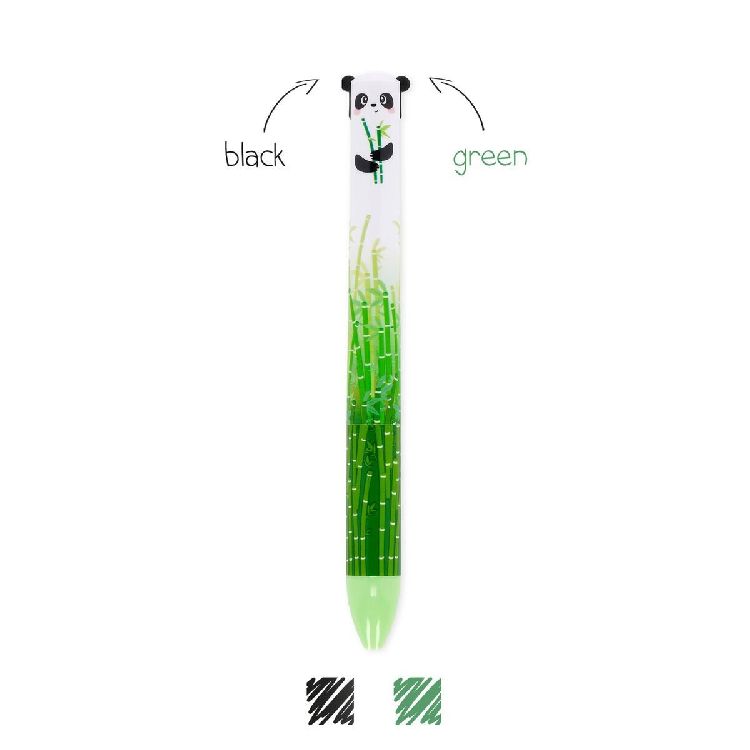 Balpen Legami Click&Clack two-colour, standaard | Panda