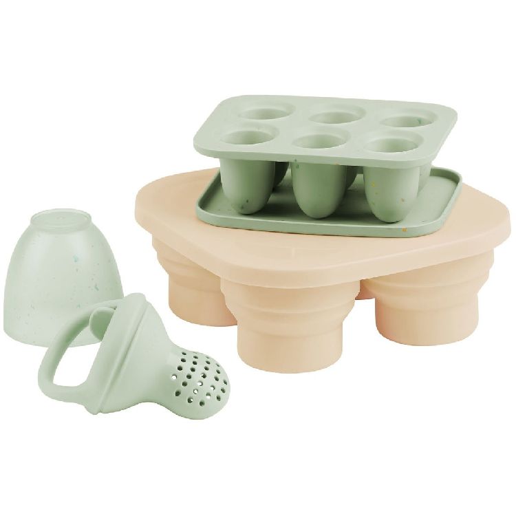 Bewaarpotje Babymoov Silicone containers & feeder set, 2 stuk(s)