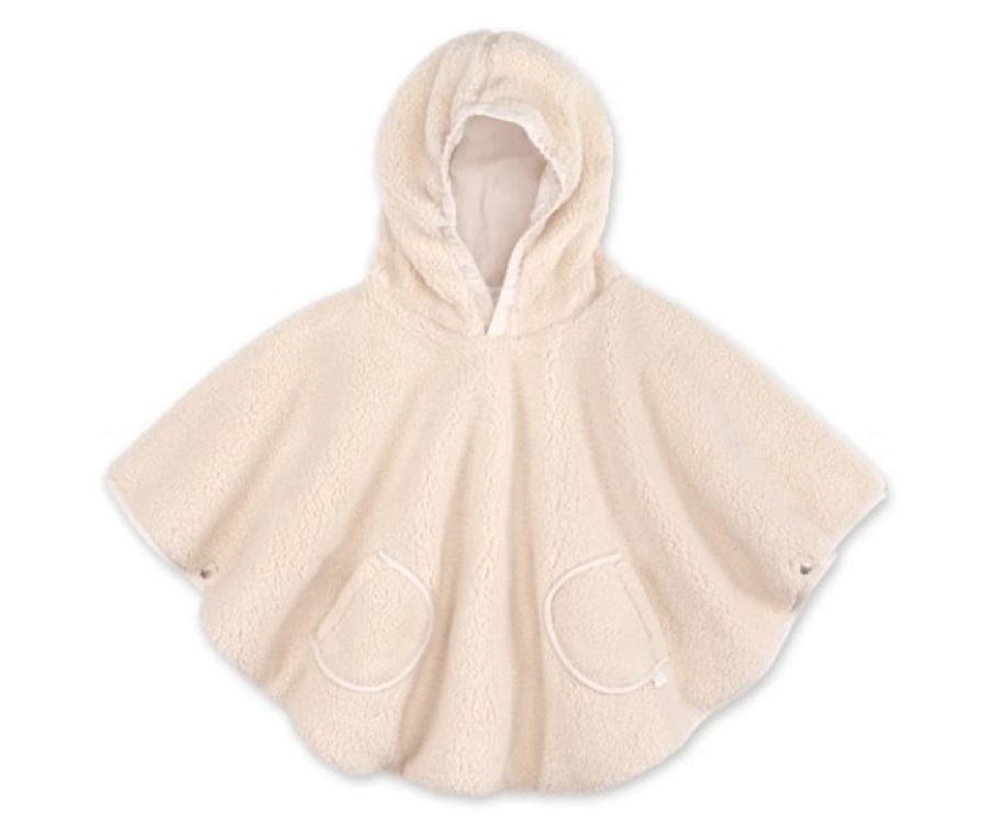 Poncho Bemini Reisponcho Teddy Jersey, jas | Teddy ficelle