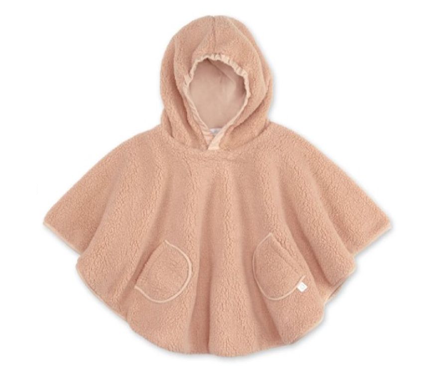 Poncho Bemini Reisponcho Teddy Jersey, jas | Teddy natural