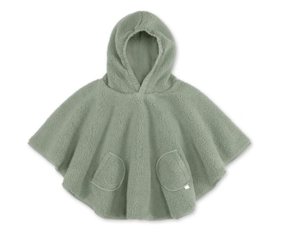 Poncho Bemini Reisponcho Teddy Jersey, jas | Teddy kaki
