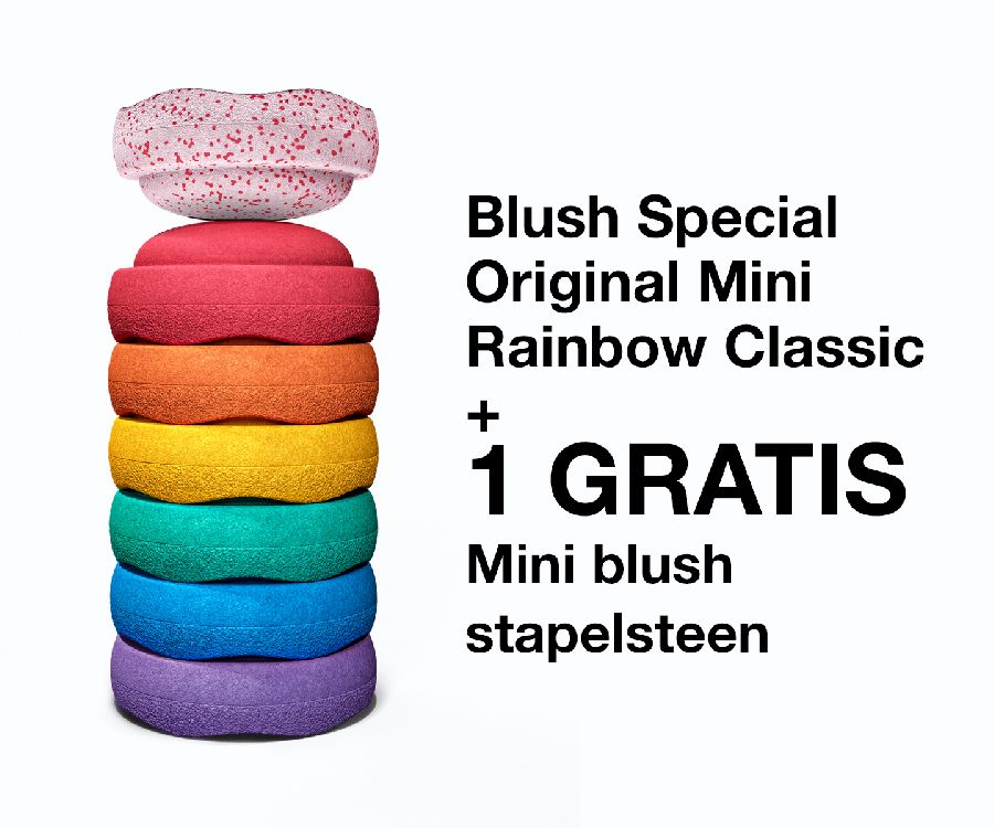 Stapelsteen Stapelstein, Blush Special Original Mini Rainbow Classic