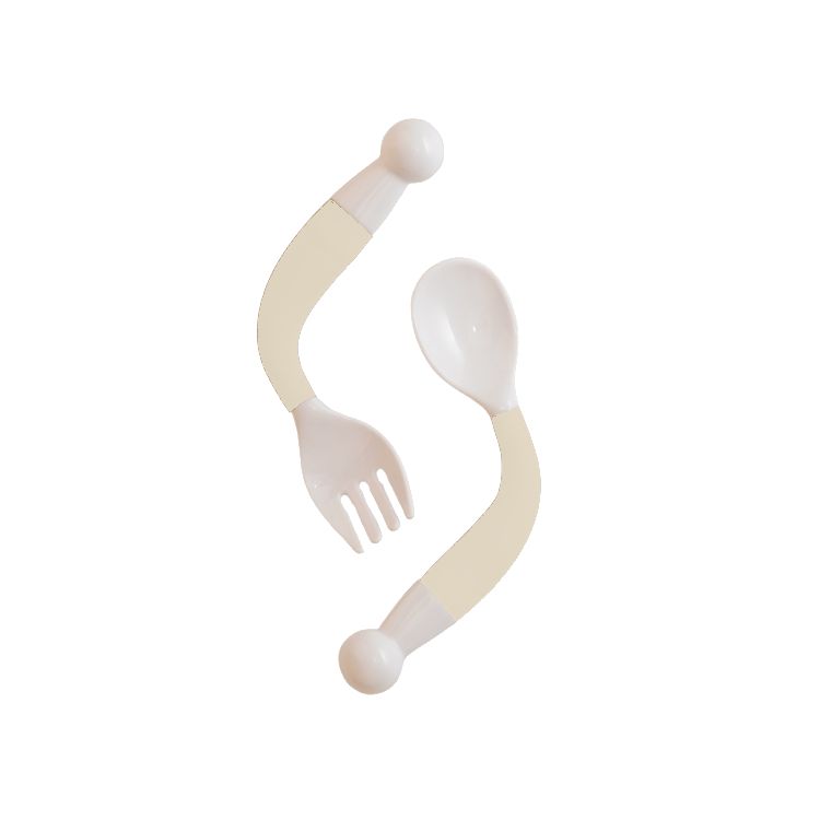 Bestek BoJungle B-Bendable spoon & fork, lepel/vork