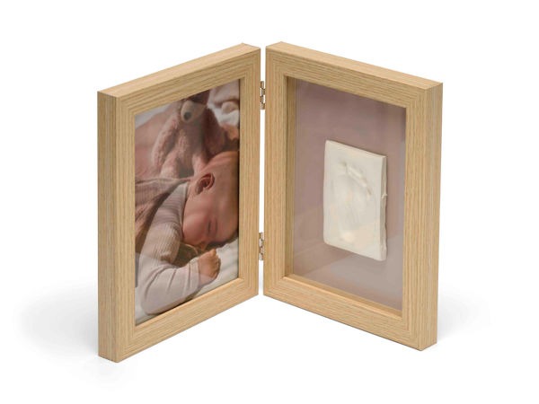 Plaaster afdruk Dooky Double frame wood, reliëf afdruk