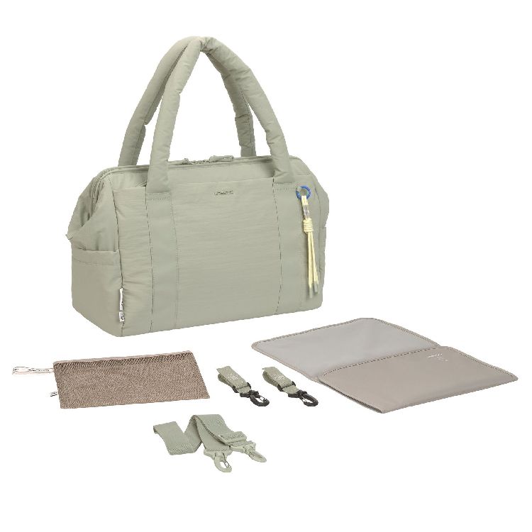 Verzorgingstas Laessig Yula weekender bag, draagtas met luiermat