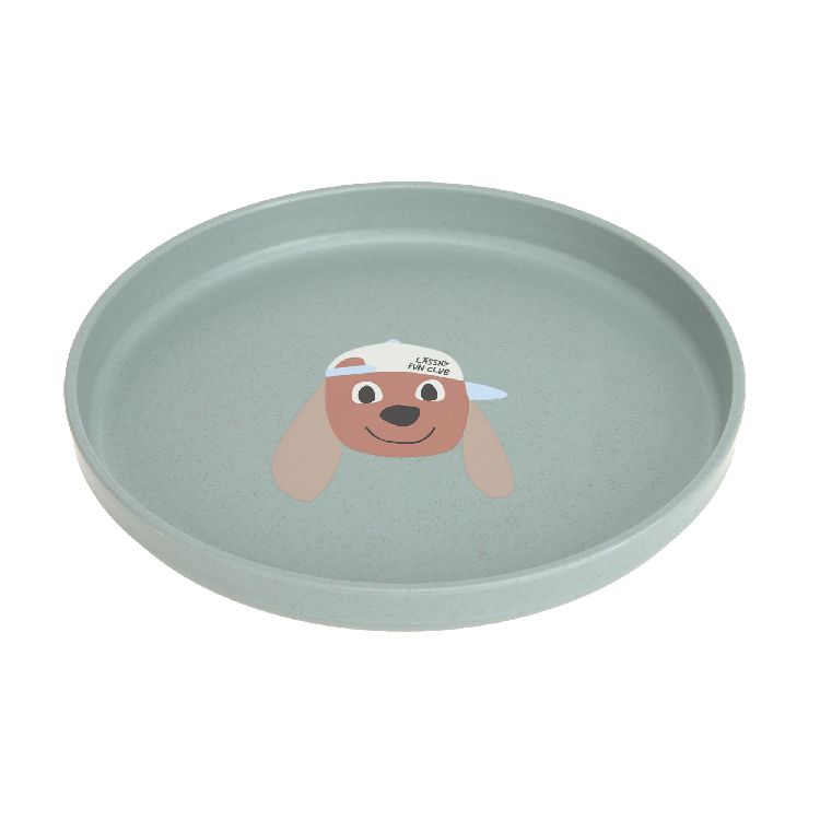 Bord Laessig Plate, plat bord | Tiny Team Dog